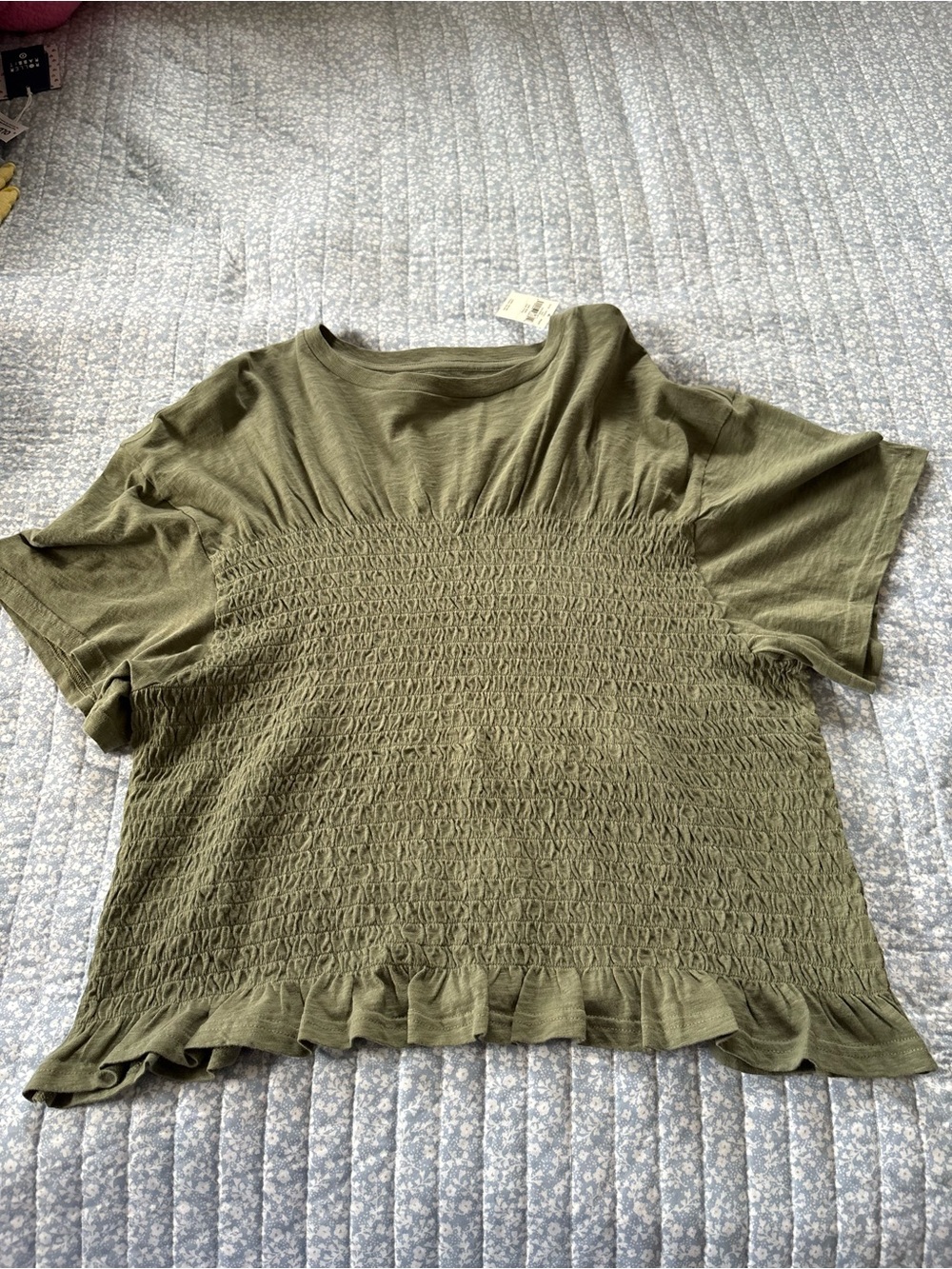 Aerie Smocked T-shirt